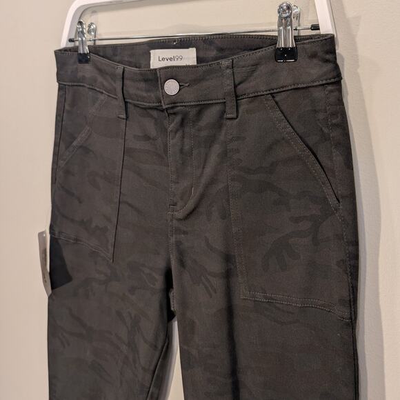 Level99 Evereve Jogger Pants Midnight Camo Casual Travel Sporty Chic - Size 29 - Picture 3 of 10